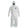 Tyvek Dual Coveralls with attached Hood, 2XL