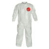 Tychem SL Coveralls with Elastic Wrists and Ankles, Bound Seams, LG