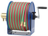 Twin-Line Welding Hose Reels, 100 ft, Hand Crank, No Hose