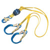 EZ-Stop 100% Tie-Off Shock Absorb Lanyard, 6 ft, Self-Lock Snap Hook, 310lb Cap