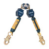 Nano-Lok Twin-Leg Quick Connect Self-Retracting Lifelines, 6ft, 420lb Capacity