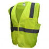 Hi Viz Lime Green Safety Vest with Reflective stripe Size L/XL