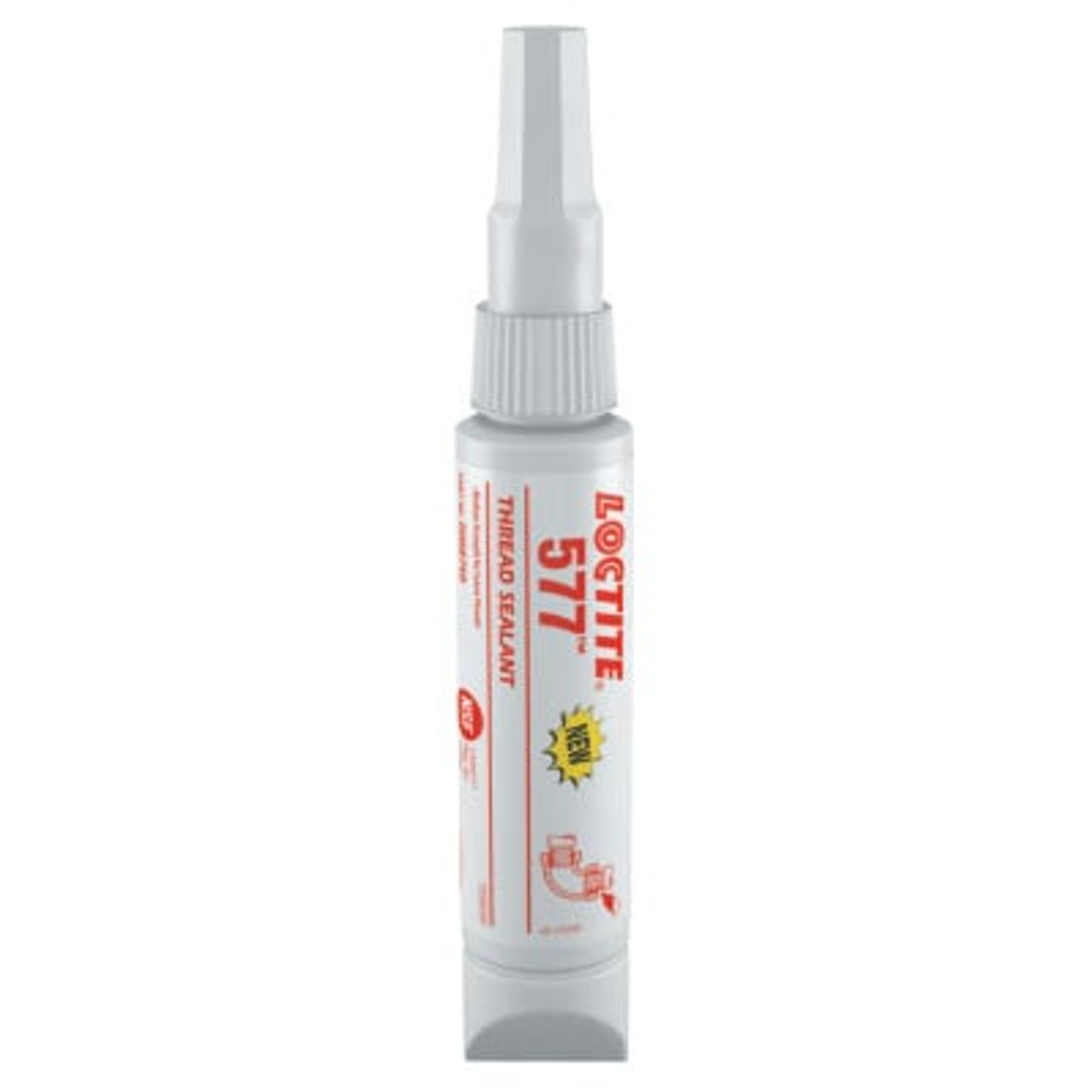 577 Thread Sealant, Coarse Threads, 50 mL Tube, Yellow PCG Safety