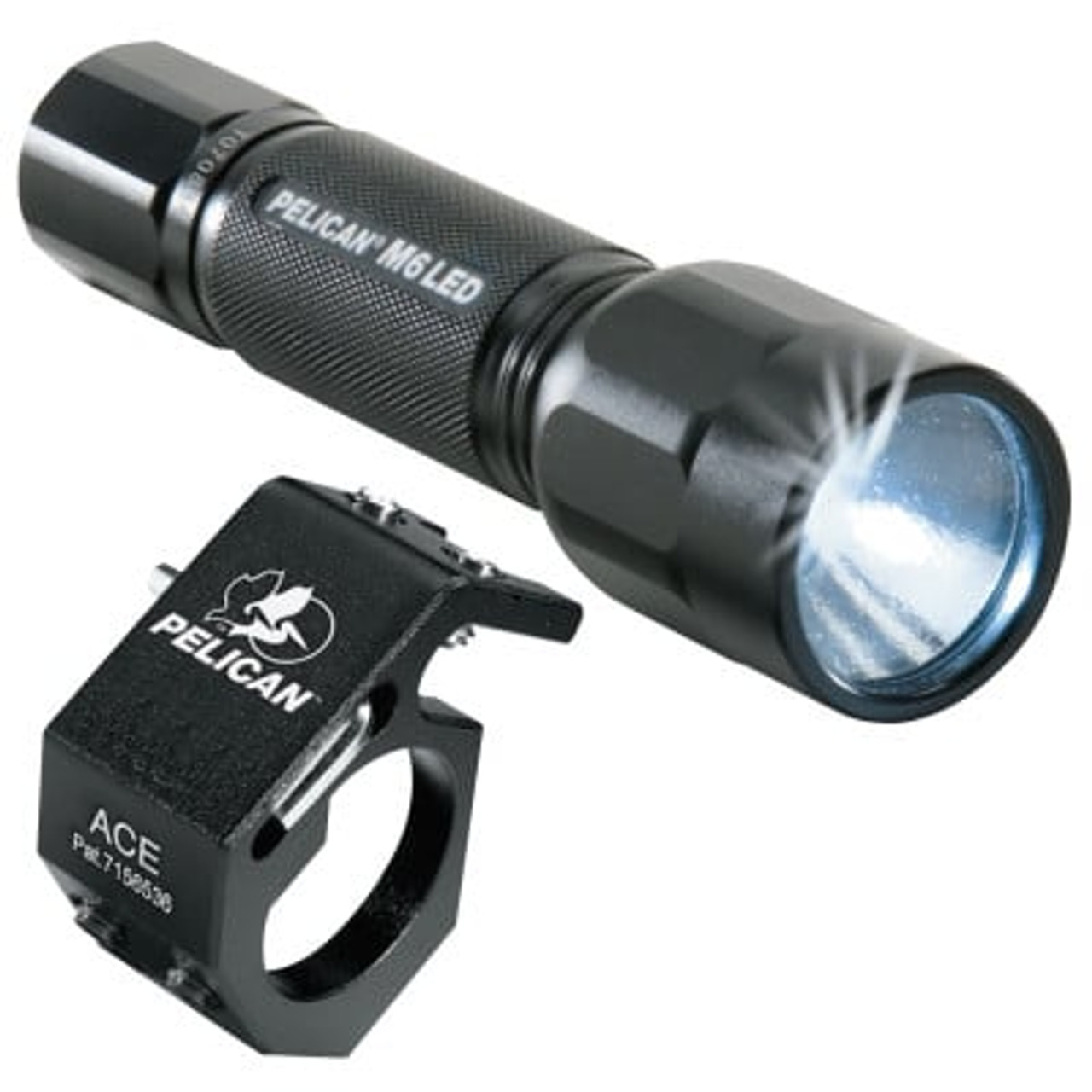 M6 Series Tactical Flashlights, CR123, 100 Lumens, Black - PCG Safety