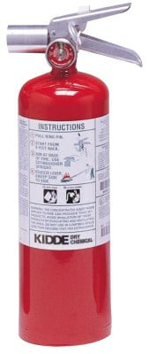 Halotron I Fire Extinguishers, For Class B and C Fires, 5 lb Cap. Wt