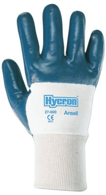 Hycron Nitrile Coated Gloves, 8, Brown