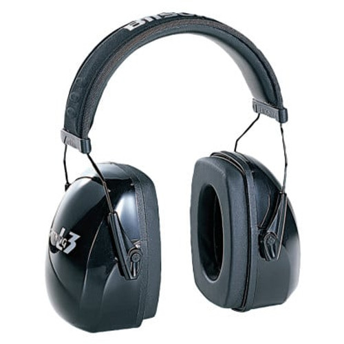 Leightning Earmuffs, 25 dB NRR, Gray, Over the Head