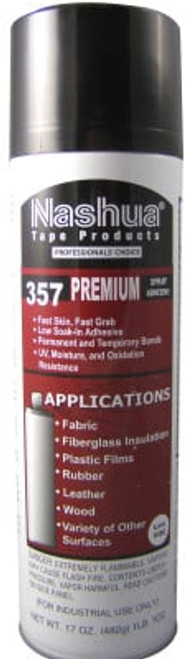 Temporary & Permanent Adhesives, 24 oz, Aerosol Can, Water White