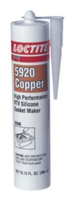 5920 Copper, High Performance RTV Silicone Gasket Maker, 300mL Cartridge, Copper