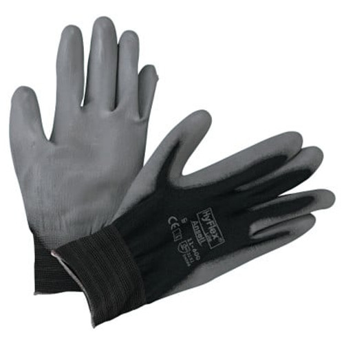 HyFlex Lite Gloves, 9, Black/Gray HyFlex Lite Gloves, 9, Black/Gray