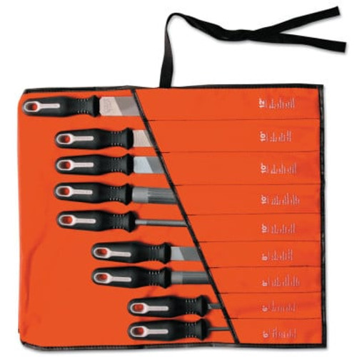 Ergonomic File Sets, Maintenance, 6 in to 12 in, 9 per pouch