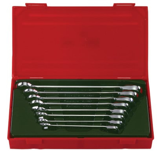 8 Piece Reversible Gear Ratcheting Wrench Sets, Inch