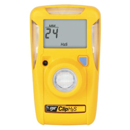 BW Clip Single-Gas Detector, Hydrogen Sulfide, Surecell, 10-15 ppm Alarm Setting BW Clip Single-Gas Detector, Hydrogen Sulfide, Surecell, 10-15 ppm Alarm Setting