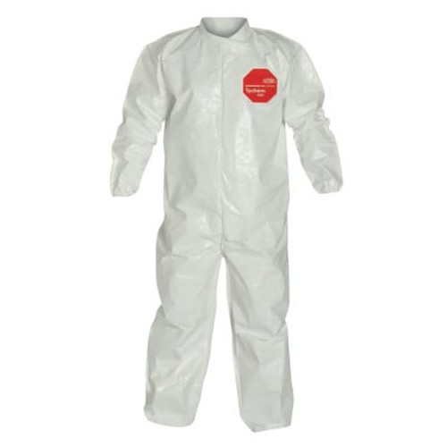 Tychem SL Coveralls with Elastic Wrists and Ankles, Bound Seams, 4XL