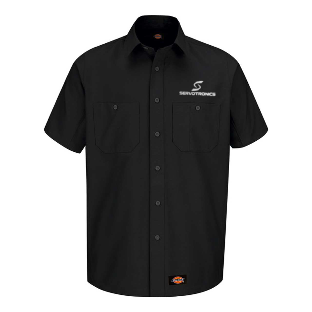 Short Sleeve Dickies Work Shirt (Black) - UniformsAndLinens Short Sleeve Dickies Work Shirt (Black) - UniformsAndLinens