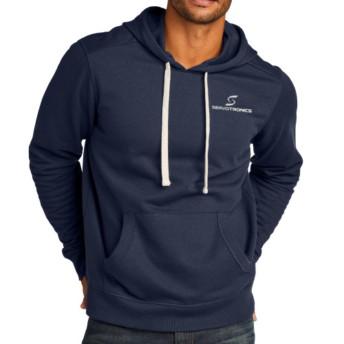 Men's Sustainable Fleece Pullover Hoodie (True Navy)