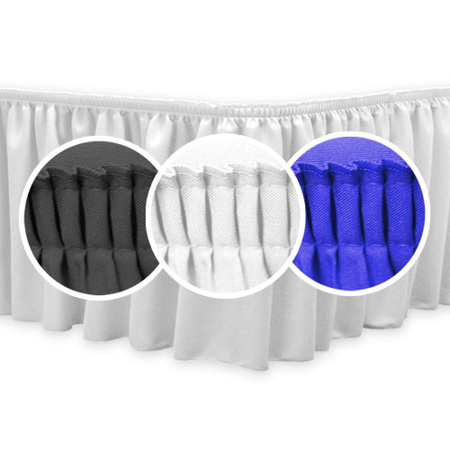 SimplyPoly Shirred Pleat Table Skirting