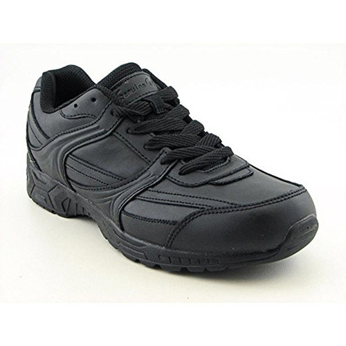 Men's Leather Slip-Resistant Jogger Work Shoes