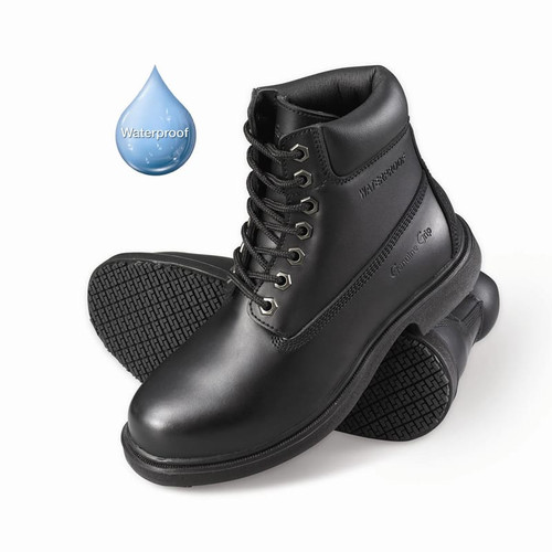 Men's Slip-Resistant Waterproof 6 in. Soft Toe Work Boots