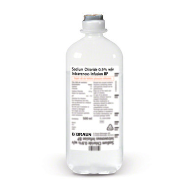 B Braun Sodium Chloride 0.9% IV Infusion 500ml
