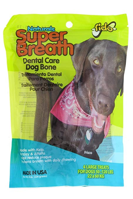 Fido Large Dog Breath Bone Dog Shop Dental Dog Health Wellness