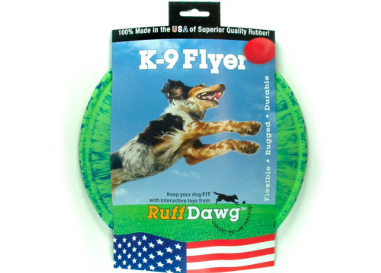 karbonade Th Dor RuffDawg K-9 Flyer | Dog Shop Rubber Dog Toys | hiphoundshop.com