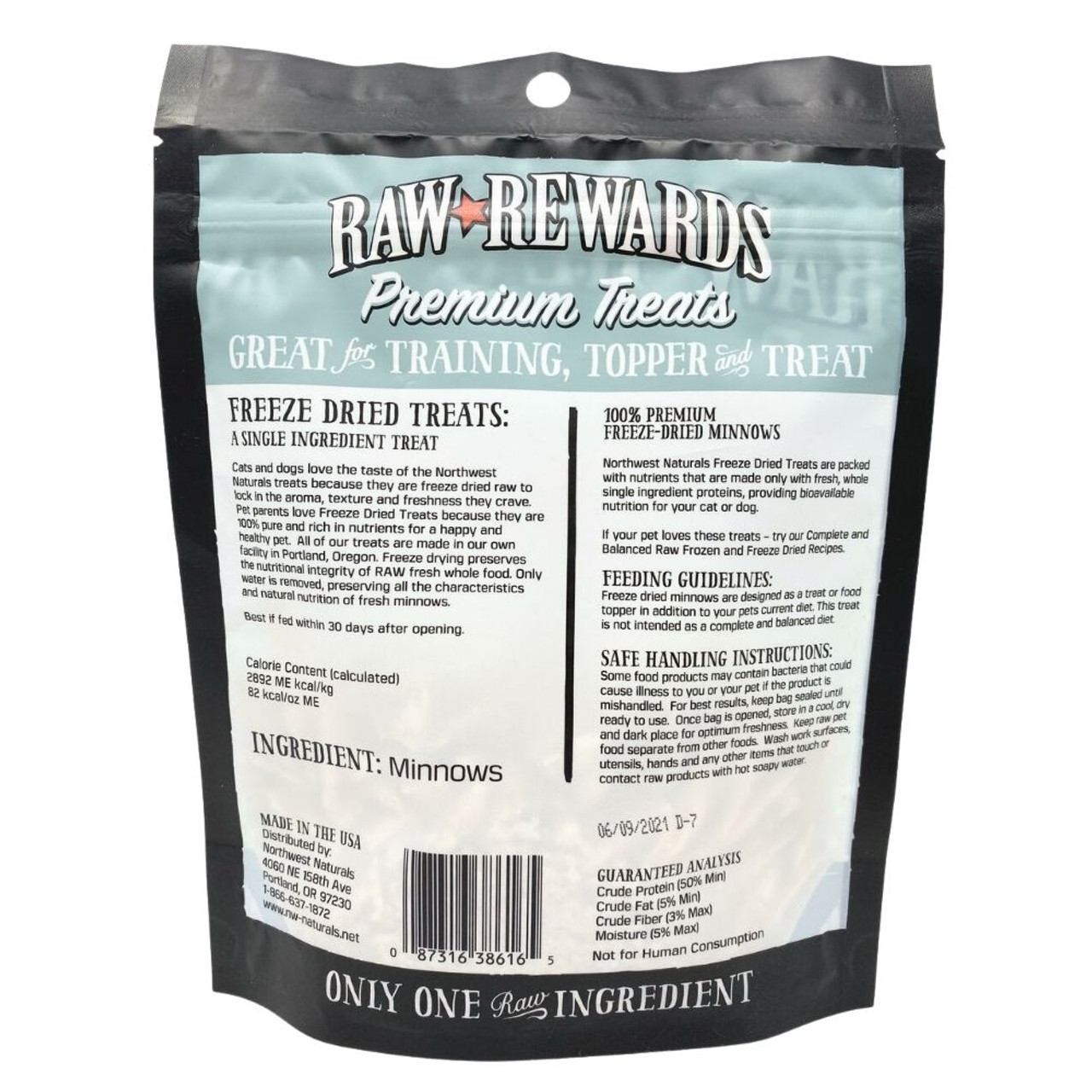 Raw Rewards Freeze Dried Minnows Cat & Dog Treats
