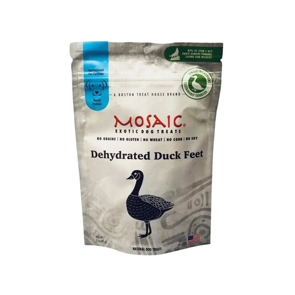 Mosaic Dehydrated Duck Feet Dog Shop FreezeDried Dog Treats