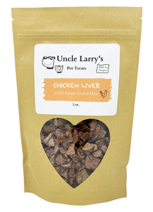 Uncle Larry's Chicken Liver Treats front Uncle Larry's Chicken Liver Treats front