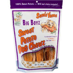Sam's Yams Big Boyz Sweet Potato Dog Chewz Sam's Yams Big Boyz Sweet Potato Dog Chewz