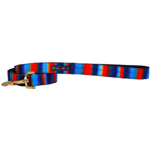 Walk-E-Woo Tie Dye - Blue & Orange Lead Walk-E-Woo Tie Dye - Blue & Orange Lead