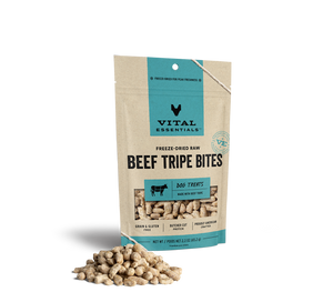 Vital Essentials Dog Treats - Beef Tripe Bites Vital Essentials Dog Treats - Beef Tripe Bites