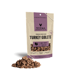 Vital Essentials Dog Treats - Turkey Giblets