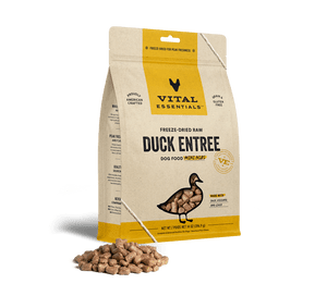 Vital Essentials Freeze-Dried Raw Mini Nibs Dog Food - Duck 14 oz Vital Essentials Freeze-Dried Raw Mini Nibs Dog Food - Duck 14 oz