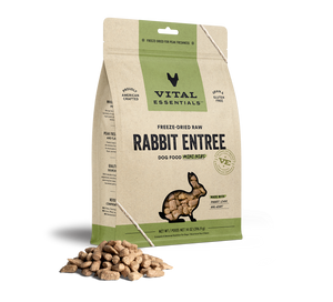 Vital Essentials Freeze-Dried Raw Mini Nibs Dog Food - Rabbit 14 oz Vital Essentials Freeze-Dried Raw Mini Nibs Dog Food - Rabbit 14 oz