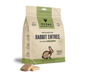 Vital Essentials Freeze Dried Mini Patties Cat Food - Rabbit 8 oz Vital Essentials Freeze Dried Mini Patties Cat Food - Rabbit 8 oz