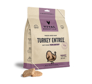 Vital Essentials Freeze Dried Mini Patties Cat Food - Turkey 8 oz Vital Essentials Freeze Dried Mini Patties Cat Food - Turkey 8 oz