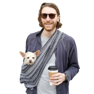 Walking Palm Dog Sling Carrier Salt & Pepper Walking Palm Dog Sling Carrier Salt & Pepper