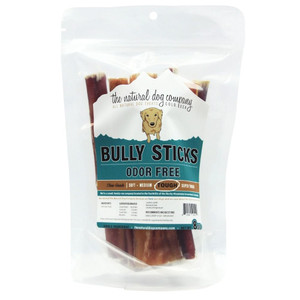 The Natural Dog Co 6" Bully Stick Odor Free The Natural Dog Co 6" Bully Stick Odor Free