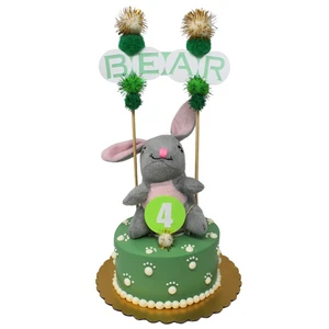 Barkery Mini White Paw Print Cake