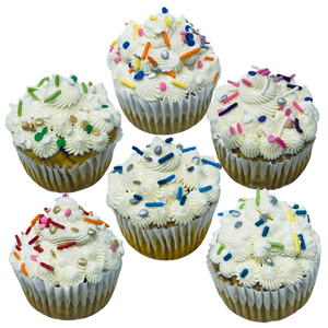 BARKERY SPRINKLE CUPCAKES (6 or 12-PACK) BARKERY SPRINKLE CUPCAKES (6 or 12-PACK)