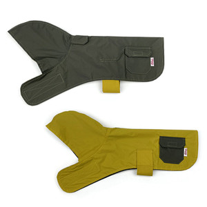 REVERSIBLE WATERPROOF RAINCOAT - OLIVE/MUSTARD REVERSIBLE WATERPROOF RAINCOAT - OLIVE/MUSTARD