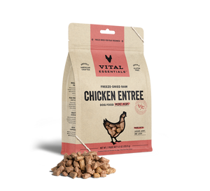Vital Essentials Freeze-Dried Raw Mini Nibs Dog Food - Chicken 5.5 oz Vital Essentials Freeze-Dried Raw Mini Nibs Dog Food - Chicken 5.5 oz
