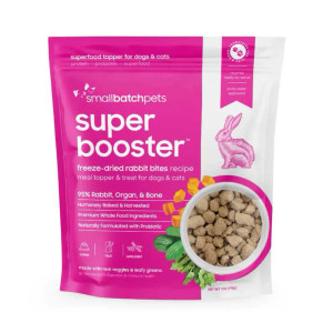 SMALL BATCH SUPER BOOSTER DOG & CAT TREATS - RABBIT - 7 OZ SMALL BATCH SUPER BOOSTER DOG & CAT TREATS - RABBIT - 7 OZ
