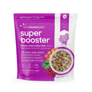 SMALL BATCH SUPER BOOSTER DOG & CAT TREATS - TURKEY - 18 OZ SMALL BATCH SUPER BOOSTER DOG & CAT TREATS - TURKEY - 18 OZ