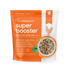 SMALL BATCH SUPER BOOSTER DOG & CAT TREATS - CHICKEN - 18 OZ SMALL BATCH SUPER BOOSTER DOG & CAT TREATS - CHICKEN - 18 OZ
