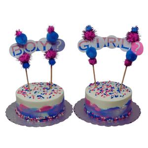 Barkery Gender Reveal Cake