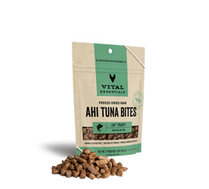 Vital Essential Cat Treats - Ahi Tuna Bites Vital Essential Cat Treats - Ahi Tuna Bites