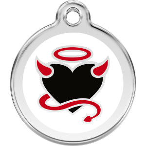 Red Dingo Enamel Devil White Red Dingo Enamel Devil White