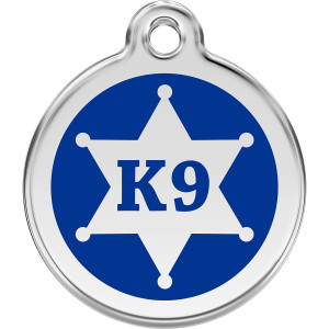 Red Dingo Enamel K9 Blue Red Dingo Enamel K9 Blue
